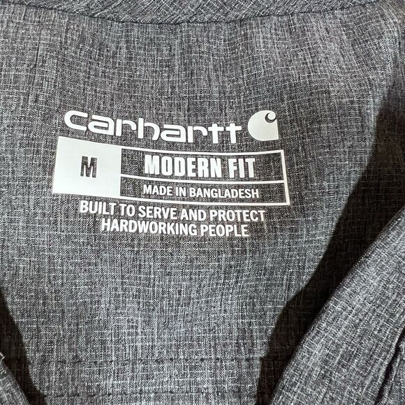 Carhartt Force Modern Fit Scrub Top Vented Work Shirt Nurse Men's Size Medium - Picture 7 of 8